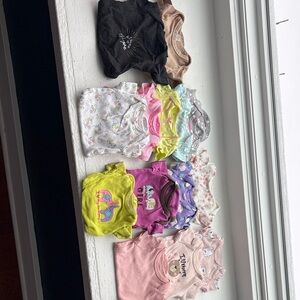 Assorted Newborn Baby Bodysuits Set